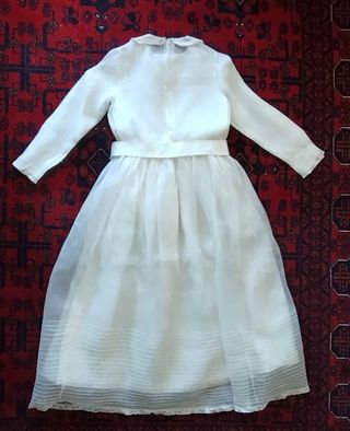 Vestido de comuni ́on años 60