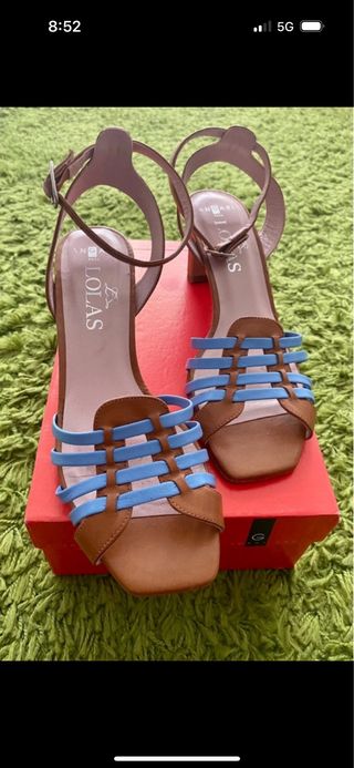 Sandalias piel Angari 