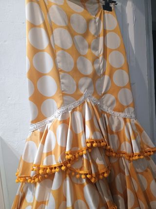 Falda flamenca raso  flamenca