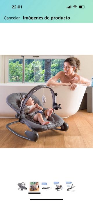 Hamaca Chicco bebes 0 meses hasta 18 kg.