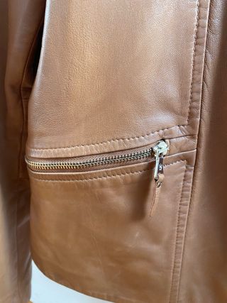 Cazadora de cuero de Massimo Dutti
