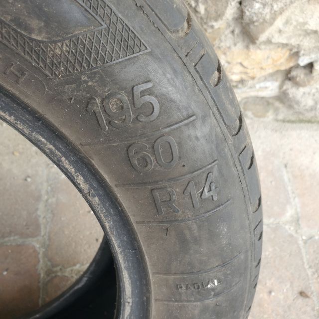 2 Neumáticos kleber 195 60 R14