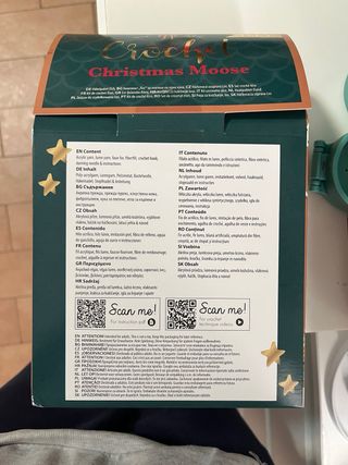 Kit uncinetto Alce di Natale