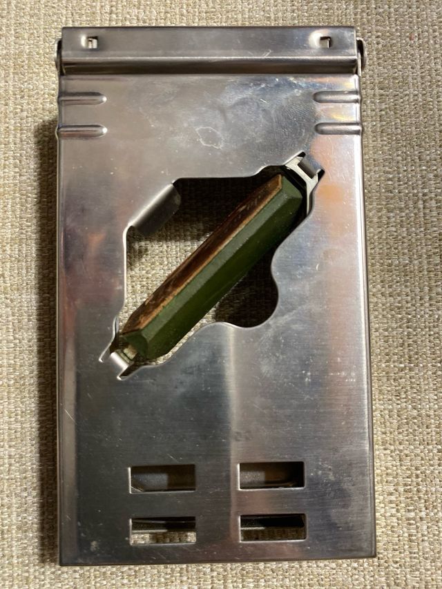 Antiguo afilador de cuchillas