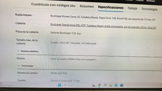 Bicicleta de montaña