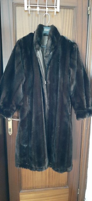 Chaqueton tipo vison y gabardina 2 en uno