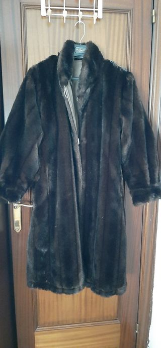 Chaqueton tipo vison y gabardina 2 en uno
