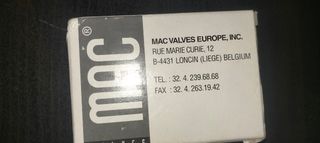 Elettrovalvola MAC