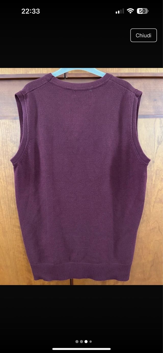 Gilet Bordeaux Handerson 