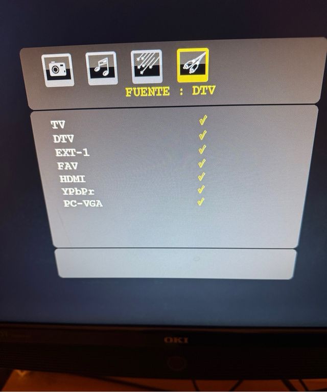 TV OKI V19APH  con chromecast google