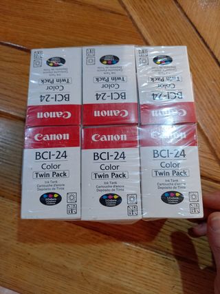 Canon cartuchos de impresora color bci24