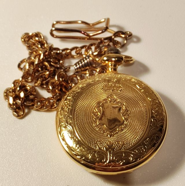 Reloj con juego de poker y baraja de cartas. Nuevo