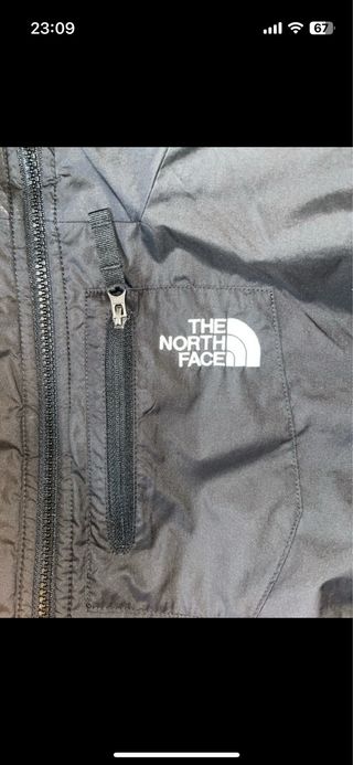 abrigo north face reversible verdadero