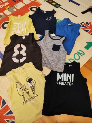 6 camisetas de tirantes 