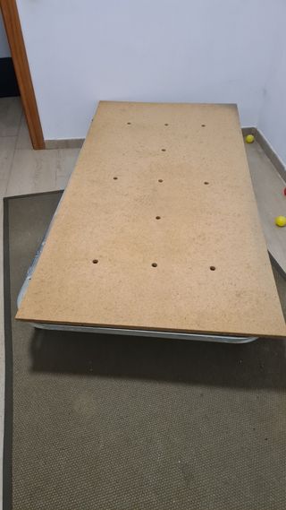 Somier muelles aluminio + madera