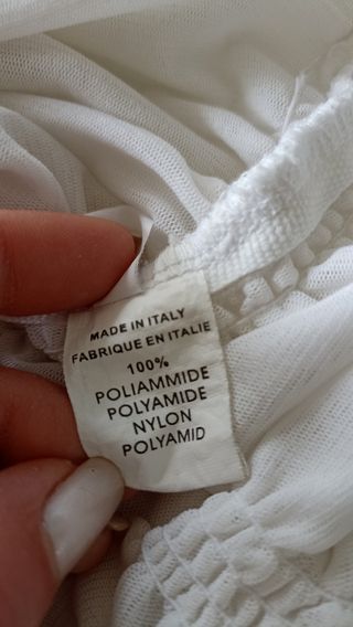 Top velato arricciato