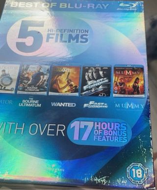 Peliculas blu ray (pack 5)