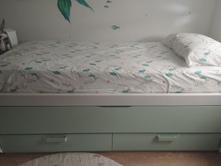 Cama nido compacto con cajones 90x190