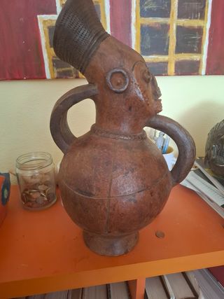 Arte africano vasija Mangbetu