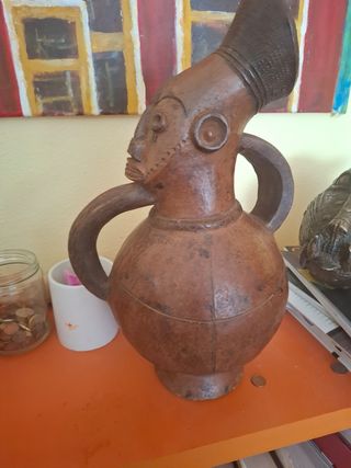 Arte africano vasija Mangbetu