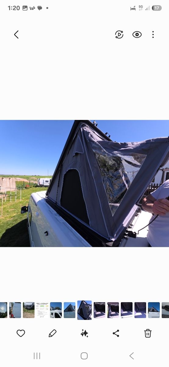 Tienda de techo para coche