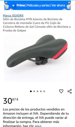 Combo sillín KGADK+ Pedales