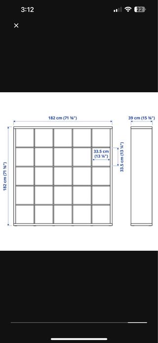 Estanteria kallax Ikea