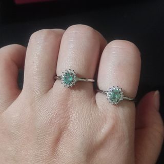 anillo esmeralda
