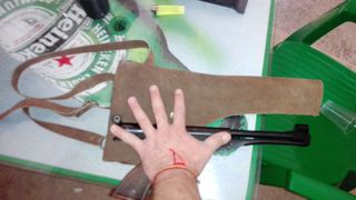 Funda piel plomera 4,5 calibre