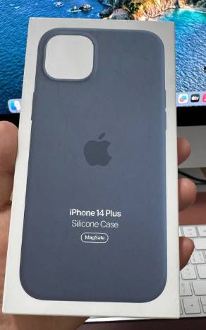 iPhone 14 plus   Silicone Case Strom blue