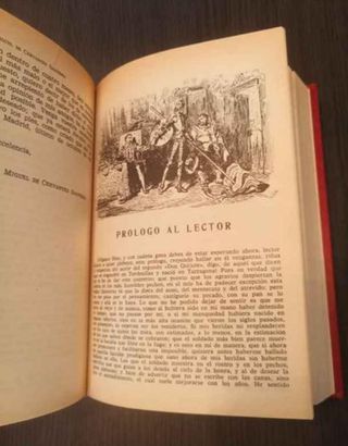 Antiguo Libro Don Quijote de la Mancha