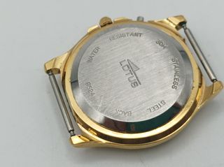 Reloj señora LOTUS cuarzo chapado oro, alarma, 