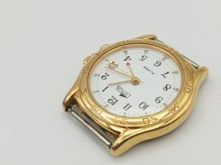 Reloj señora LOTUS cuarzo chapado oro, alarma, 
