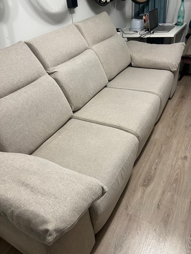 Sofa como nuevo asientos deslizables y desenfundab
