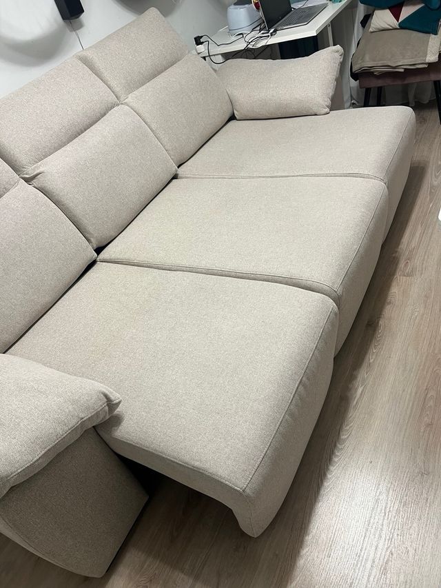 Sofa como nuevo asientos deslizables y desenfundab