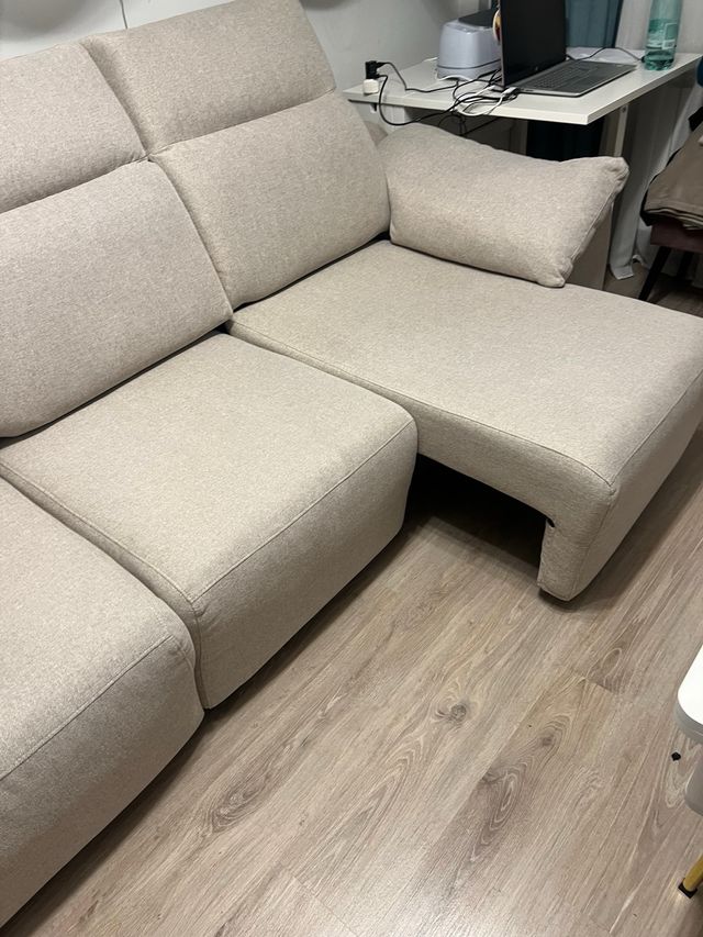 Sofa como nuevo asientos deslizables y desenfundab