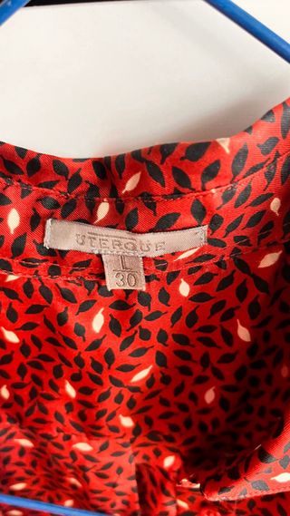 Blusa de seda Uterqüe