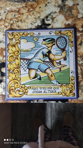 Azulejos vintage tenis