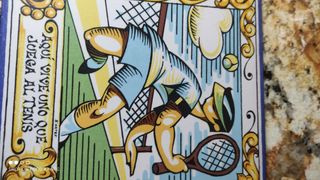 Azulejos vintage tenis
