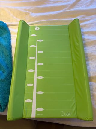 Colchoneta cambiador de bebe con funda