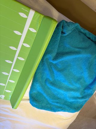 Colchoneta cambiador de bebe con funda