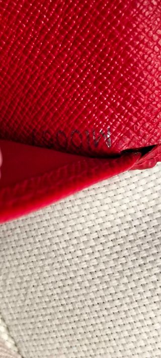 Louis Vuitton Epi Red Wallet 