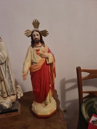 Cristo y virgen