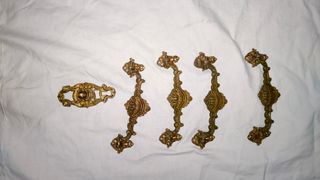 Antiguos tiradores cerradura bronce Hotel Florida