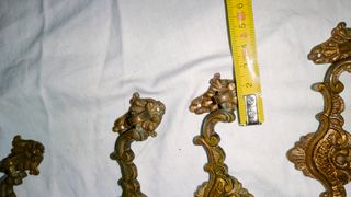 Antiguos tiradores cerradura bronce Hotel Florida