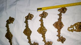 Antiguos tiradores cerradura bronce Hotel Florida