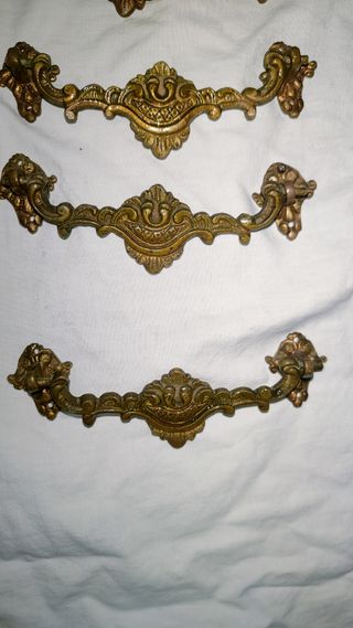 Antiguos tiradores cerradura bronce Hotel Florida