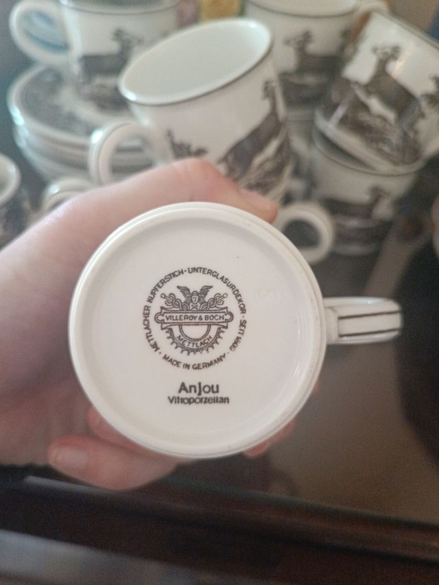 Juego café porcelana