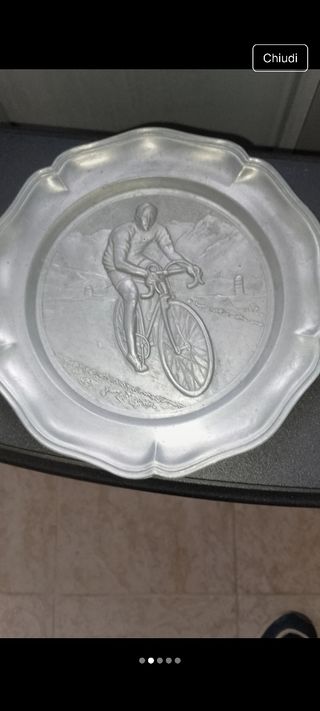 Piatto Ciclista in Metallo