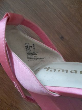 Zapatos rosas número 39